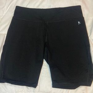 Danskin bermuda athletic shorts with mesh sides, comfortable cotton material